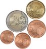 Купить Германия полный годовой набор 2008 случайный двор  (5 монет - 1, 2, 5, 20 евроцентов, 2 евро)