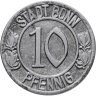 Купить Германия "Бонн" 10 пфеннигов 1920 нотгельд   "Людвиг ван Бетховен"