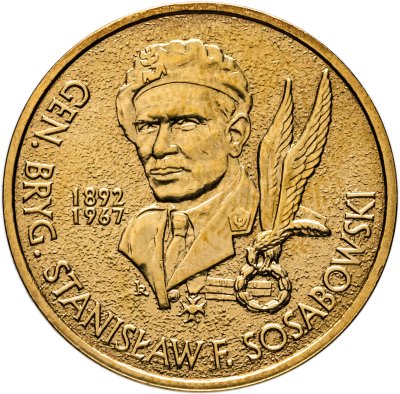 купить Польша 2 злотых (zlote) 2004 "Генерал Станислав Сосабовски (1892-1967)"