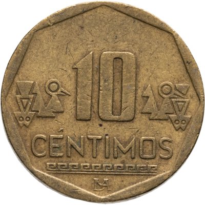 купить Перу 10 сентимо (centimos) 2012