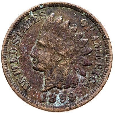 купить США 1 цент (cent) 1899 Indian Head Cent