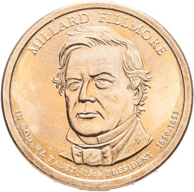 купить США 1 доллар (dollar) 2010 D Президент США - Миллард Филлмор (1850-1853) знак монетного двора: "D" - Денвер