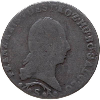 купить Австрия 1 крейцер 1812 S знак монетного двора "S" - Смолник