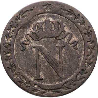 купить Франция 10 сантимов 1808 Наполеон Бонапарт