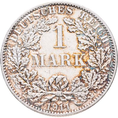 купить Германия 1 марка 1911 Знак монетного двора: "A" - Берлин