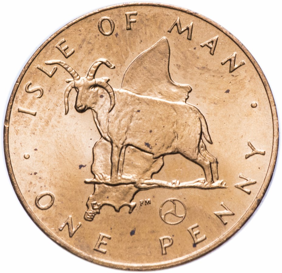 купить Остров Мэн 1 пенни (penny) 1979