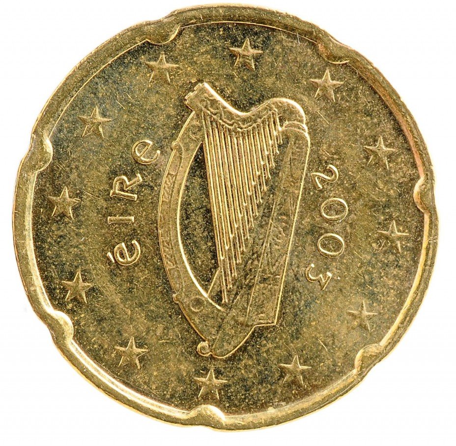купить Ирландия 20 евро центов 2003