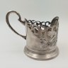 Купить Подстаканник "Подарочный", мельхиор (медь-никель), Киевский завод столовых приборов и посуды им. Дзержинского (ЗiД, ЗиД), СССР, 1950-1960 гг.