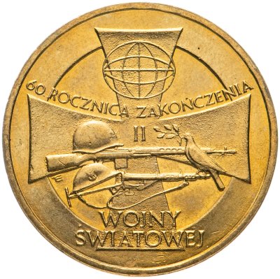 купить Польша 2 злотых 2005 "60 лет Окончание Второй Мировой войны"