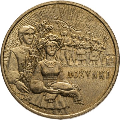 купить Польша 2 злотых 2004 "Праздник урожая"