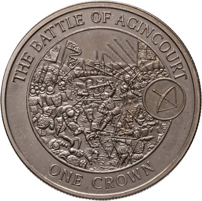 купить Гибралтар 1 крона 2009 "История Британии - Битва при Азенкуре"