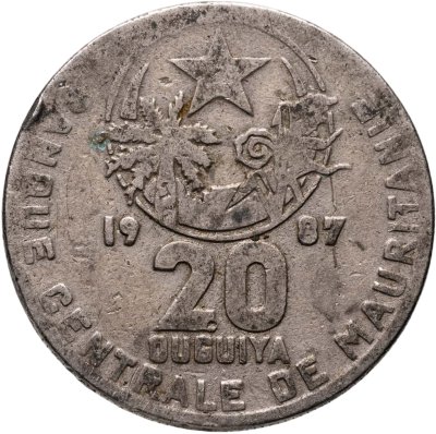 купить Мавритания 20 угий (ouguiya) 1987