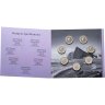 Купить Гибралтар, официальный набор из 7-ми монет 1 фунт 2026 "100-летие изображения королевы Елизаветы II на валюте" в буклете