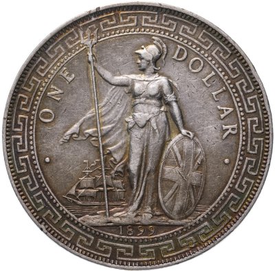 купить Великобритания (Китай) 1 торговый доллар 1899