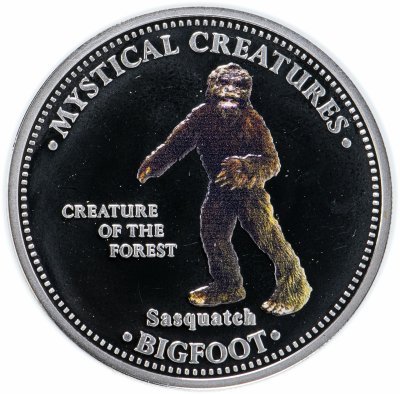 купить Острова Кука 1 доллар 2009 года Снежный Человек