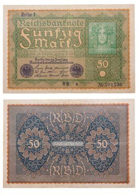 купить Германия 50 марок 1919