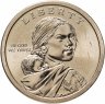 Купить США 1 доллар (dollar) 2012  "Коренные Американцы - Торговые пути 17 века", Знак монетного двора D - Денвер