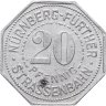 Купить Германия, Нюрнберг (нотгельды) 20 пфеннигов 1919 "Сберкасса"