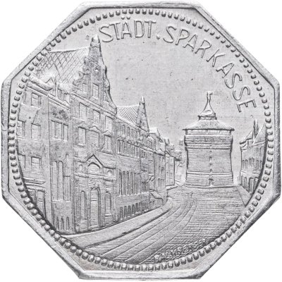 купить Германия, Нюрнберг (нотгельды) 20 пфеннигов 1919 "Сберкасса"