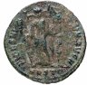 Купить Римская Империя, Максенций, 306–312 гг, фракция фоллиса (реверс: Фидес, стоит влево, и держит два штандарта)