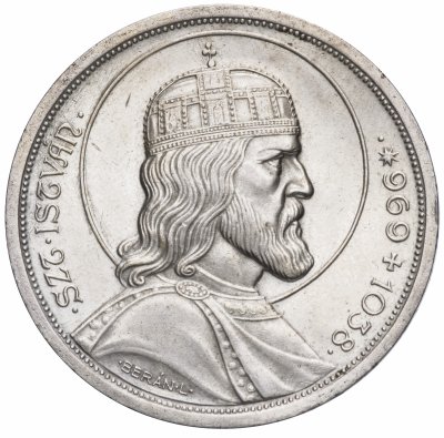 купить Венгрия 5 пенго 1938 "900-летие смерти святого Стефана"