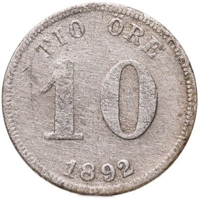 купить Швеция 10 эре 1892