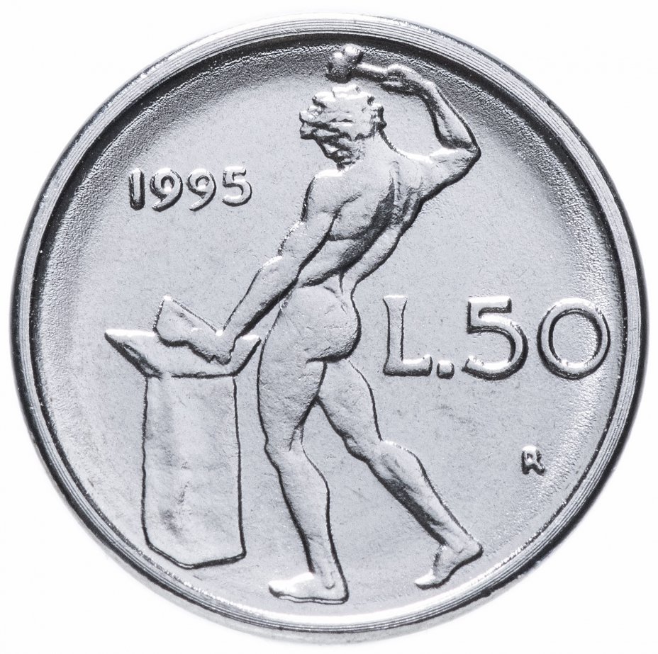 купить Италия 50 лир 1995