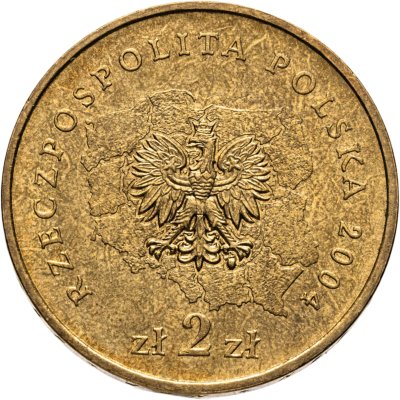 купить Польша 2 злотых 2004 "Герб Любушское воеводство"