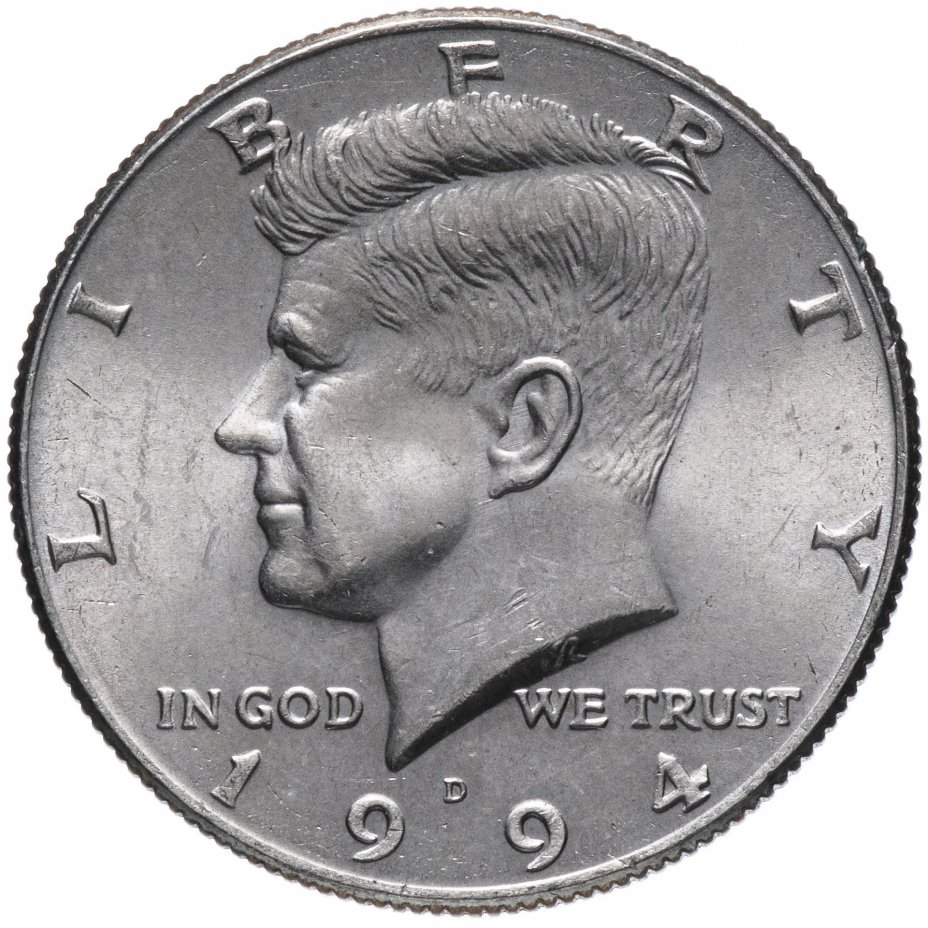 купить США 50 центов (1/2 доллара, half dollar) 1994 D Kennedy Half Dollar (Кеннеди)