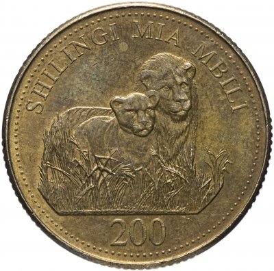 купить Танзания 200 шиллингов 1998