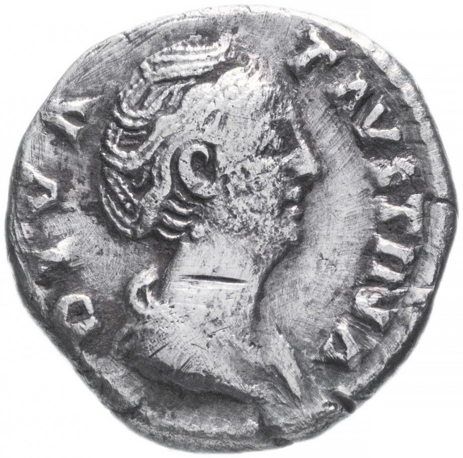 купить Римская Империя Фаустина Старшая 141г денарий (реверс: Церера стоит, в руках - два хлебных колоса и факел)