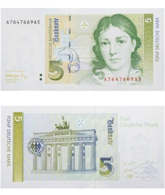 купить Германия ФРГ 5 марок 1991 года