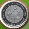 Купить Германия 10 евро 2005 "Чемпионат мира по футболу 2006 в Германии" в блистере с марками