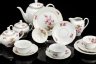 Купить Сервиз чайный с нежным цветочным декором, на 4 персоны (14 предметов), фарфор, деколь, золочение, Kahla-Könitz, Германия, 1954-1962 гг.