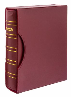 купить Папка на кольцах с шубером без листов PCCB, Стандарт "OPTIMA" Красная