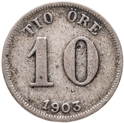 купить Швеция 10 эре 1903