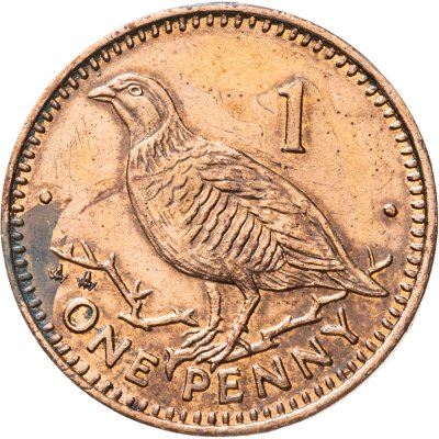 купить Гибралтар 1 пенни (penny) 1993
