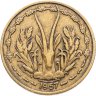 Купить Французская Западная Африка и Того 25 франков (francs) 1957