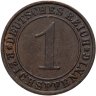 Купить Германия 1 рейхспфенниг (reichspfennig) 1935, знак монетного двора "A"