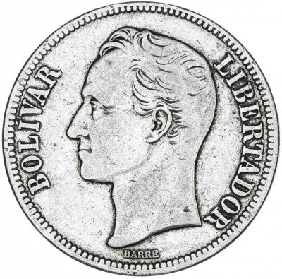 купить Венесуэла 5 боливаров 1924
