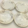 Купить Набор из 4-х обеденных тарелок с цветочным декором, фарфор, роспись, золочение, Западная Европа, 1890-1920 гг.