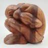 Купить Статуэтка "Плачущий монах", дерево, резьба, Азия, 1990-2000 гг.