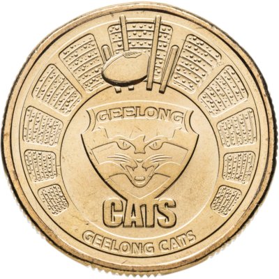 купить Австралия 1 доллар (dollar) 2024 "Австралийская футбольная лига - Geelong Cats"