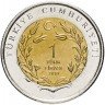 Купить Турция 1 лира 2010 ""Фауна Турции - Собака"