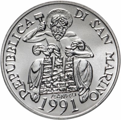 купить Сан-Марино 500 лир (lire) 1991 "XXV летние Олимпийские Игры, Барселона 1992"