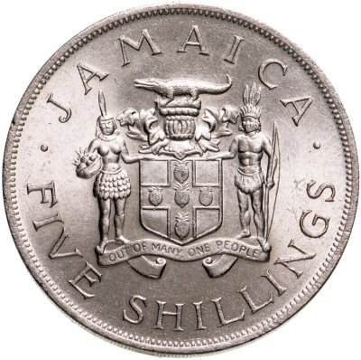 купить Ямайка 5 шиллингов 1966 "VIII игры Британской империи и Содружества наций"