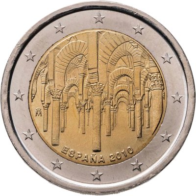 купить Испания 2 евро 2010 "ЮНЕСКО - Исторический центр города Кордова"