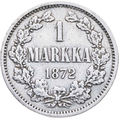 купить 1 марка 1872 S Российская Финляндия