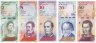 Купить Венесуэла набор 5 банкнот 2018 года (2, 5, 10, 20 и 50 боливаров) UNC