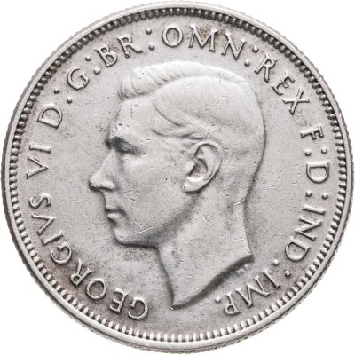 купить Австралия 2 шиллинга (флорин, shillings) 1943 Без отметки монетного двора